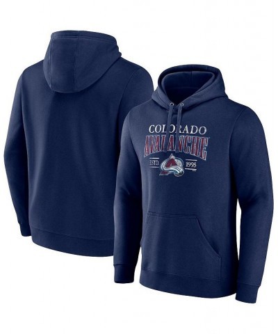 Men's Branded Navy Colorado Avalanche Big and Tall Dynasty Pullover Hoodie $35.77 Sweatshirt