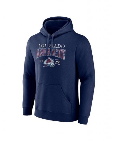 Men's Branded Navy Colorado Avalanche Big and Tall Dynasty Pullover Hoodie $35.77 Sweatshirt