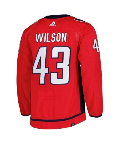 Men's Tom Wilson Red Washington Capitals Home Primegreen Authentic Pro Player Jersey $96.00 Jersey