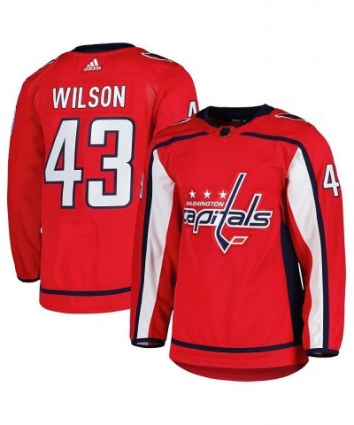 Men's Tom Wilson Red Washington Capitals Home Primegreen Authentic Pro Player Jersey $96.00 Jersey