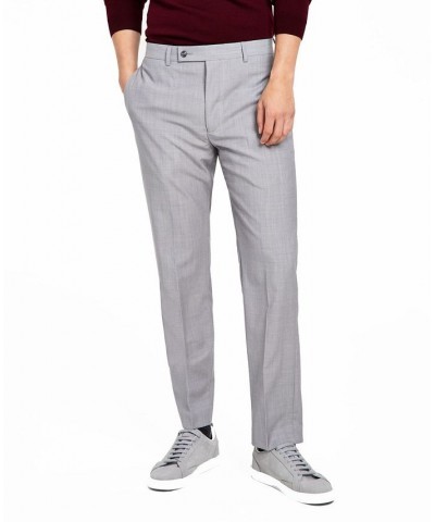 Men's Infinite Stretch Solid Slim-Fit Pants PD02 $52.53 Suits