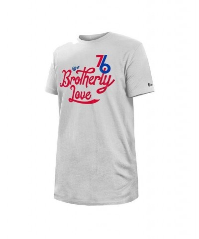 Men's White Philadelphia 76ers 2022/23 City Edition Big and Tall T-shirt $28.50 T-Shirts