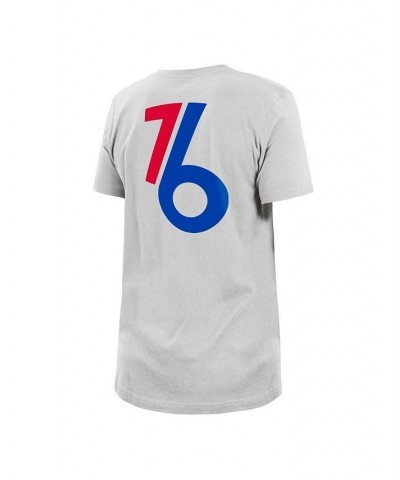 Men's White Philadelphia 76ers 2022/23 City Edition Big and Tall T-shirt $28.50 T-Shirts