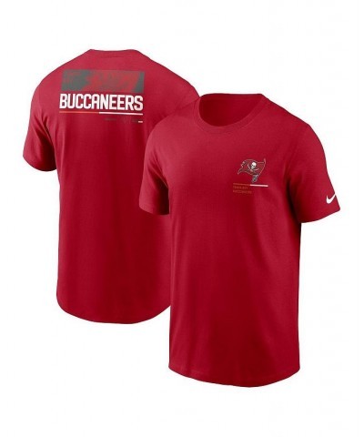 Men's Red Tampa Bay Buccaneers Team Incline T-shirt $25.00 T-Shirts