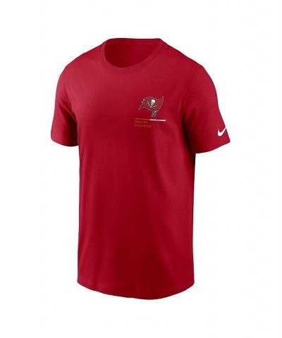 Men's Red Tampa Bay Buccaneers Team Incline T-shirt $25.00 T-Shirts