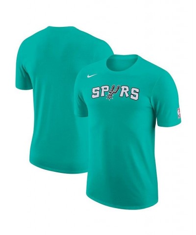 Men's Green San Antonio Spurs 2022/23 City Edition Essential Logo Performance T-shirt $22.94 T-Shirts