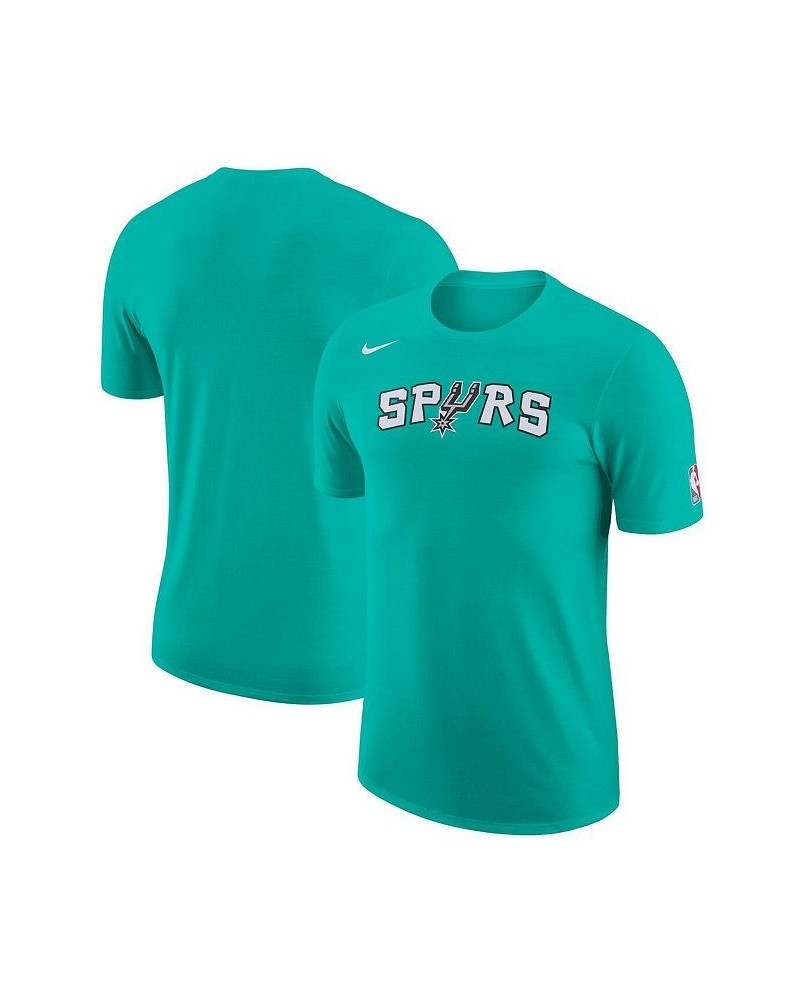 Men's Green San Antonio Spurs 2022/23 City Edition Essential Logo Performance T-shirt $22.94 T-Shirts