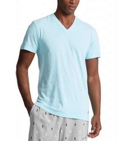 Men's Classic-Fit Cotton V-Neck T-Shirt, 3-Pack Liberty / Soft Aqua / Vineyard Green $28.05 Undershirt