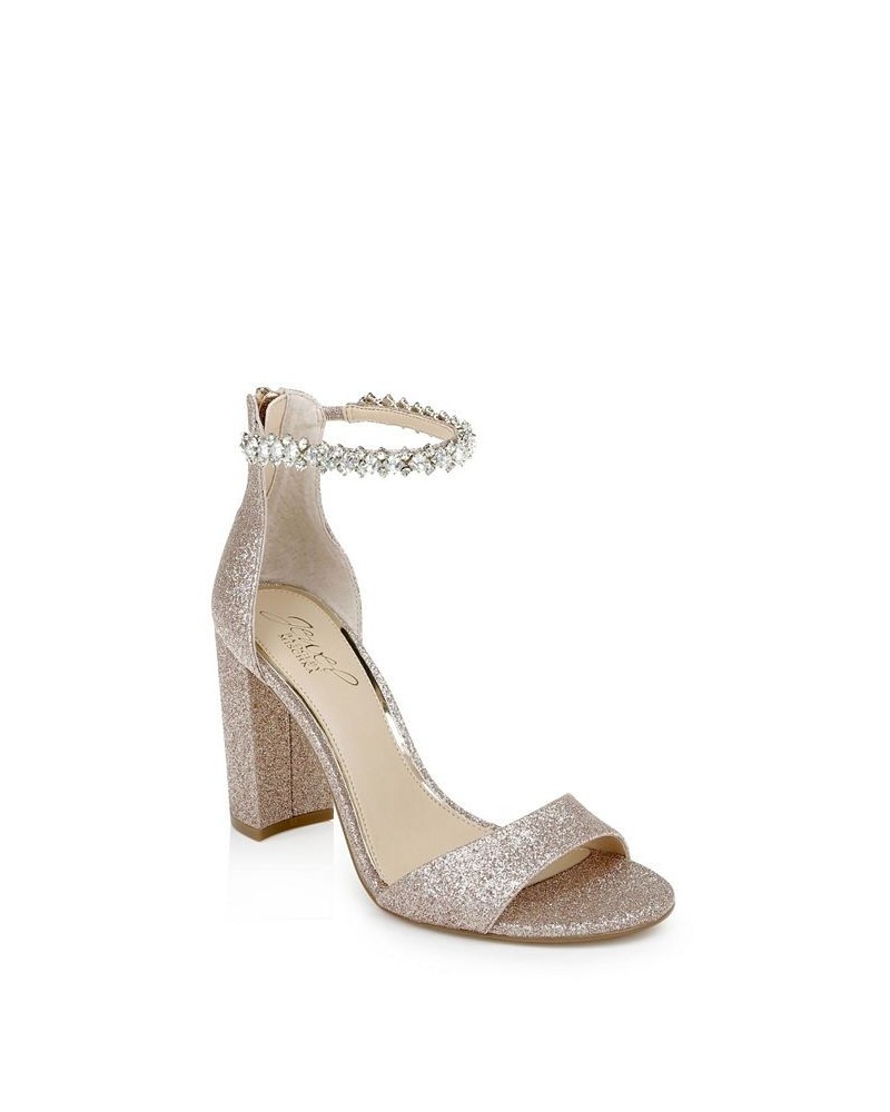 Women's Louise Evening Sandal Pink $50.04 Shoes