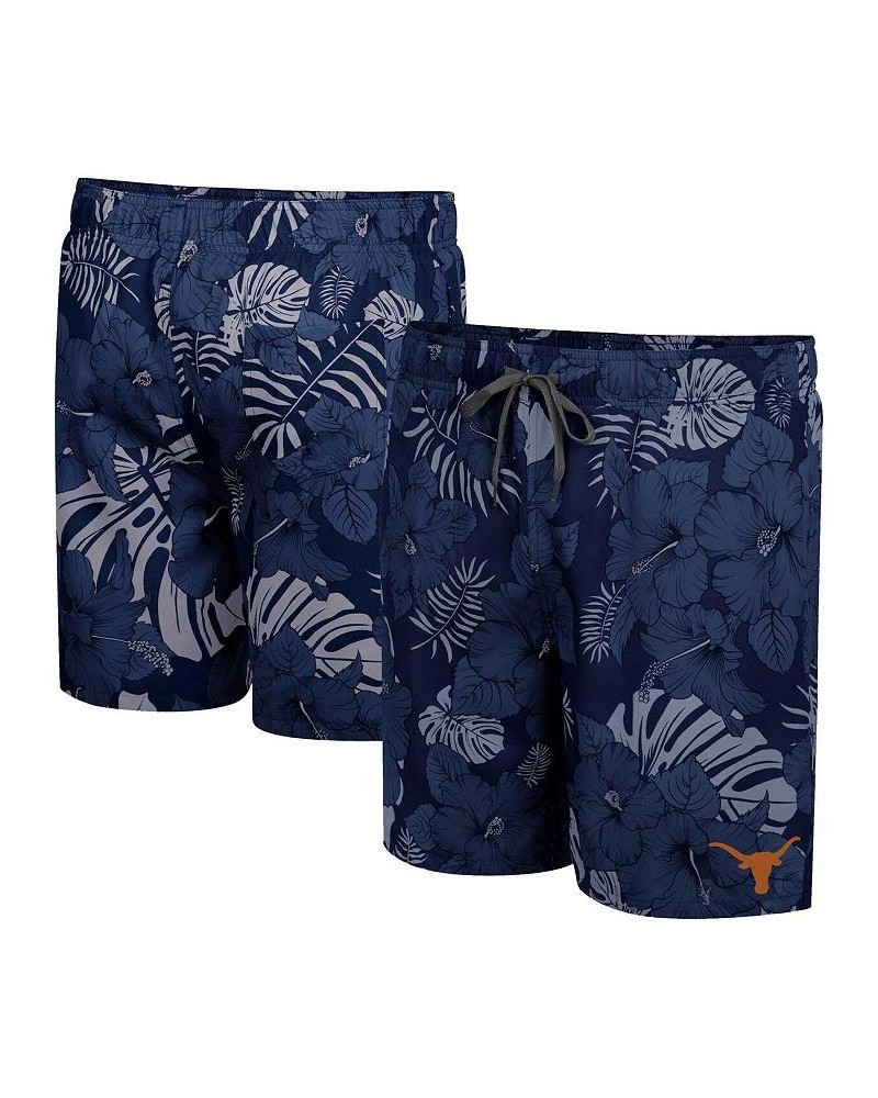 Men's Navy Texas Longhorns The Dude Swim Shorts $28.60 Swimsuits