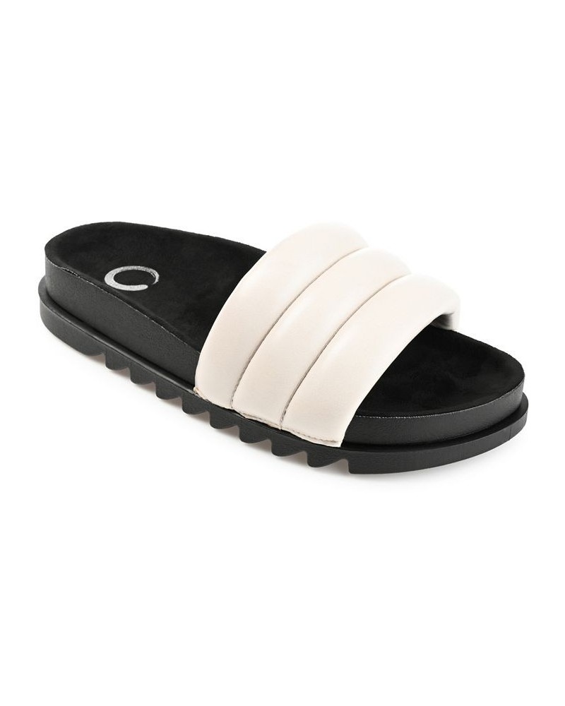 Women's Lazro Puff Sandals White $36.80 Shoes