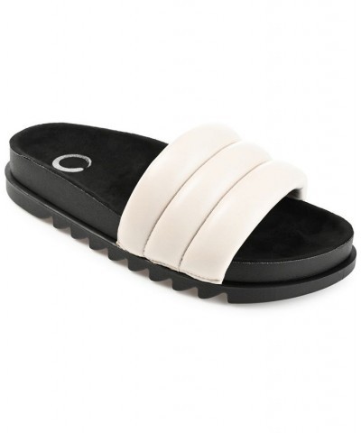 Women's Lazro Puff Sandals White $36.80 Shoes