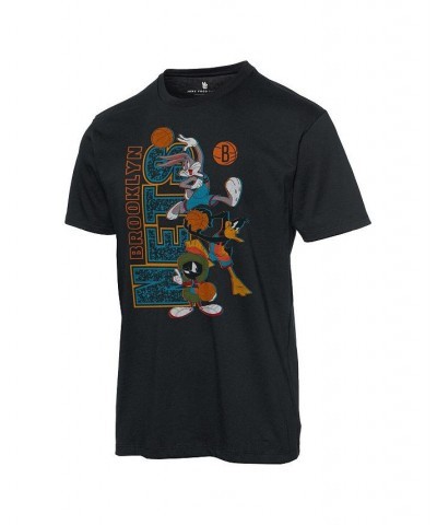 Men's Black Brooklyn Nets Space Jam 2 Street Ballin' T-shirt $14.40 T-Shirts