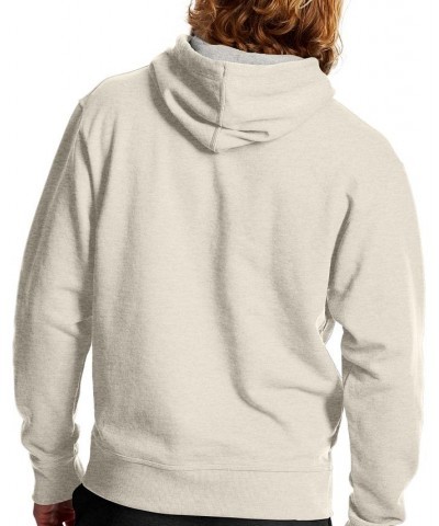 Men's Script Logo Powerblend Hoodie Oatmeal Heather $24.09 Sweatshirt