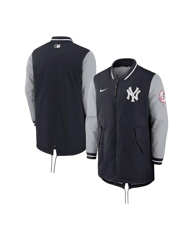 Men's Navy New York Yankees Dugout Performance Full-Zip Jacket $69.00 Jackets