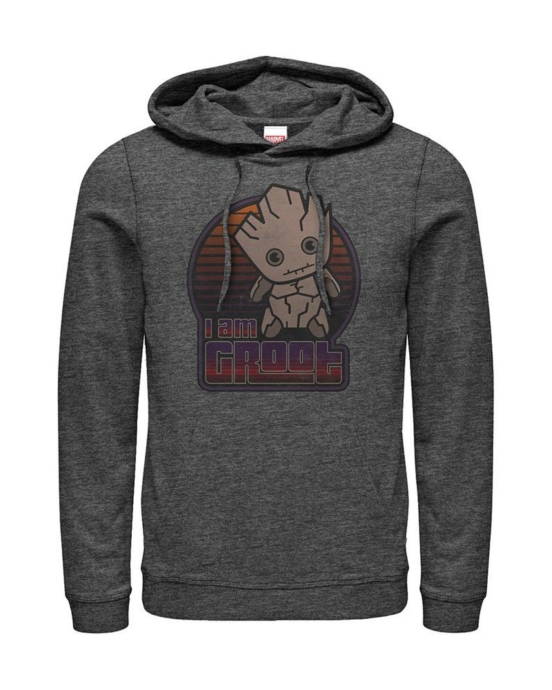 Marvel Men's Guardians of the Galaxy Kawaii I am Groot, Pullover Hoodie Gray $30.36 Sweatshirt