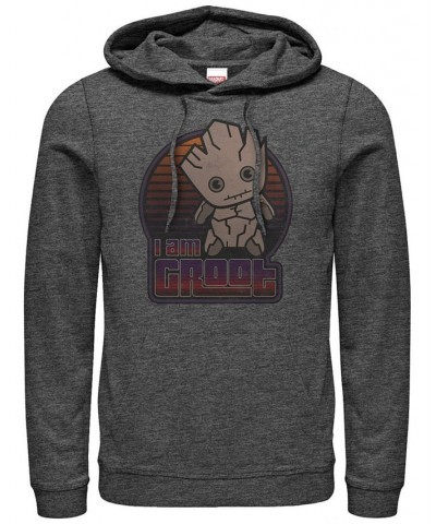 Marvel Men's Guardians of the Galaxy Kawaii I am Groot, Pullover Hoodie Gray $30.36 Sweatshirt