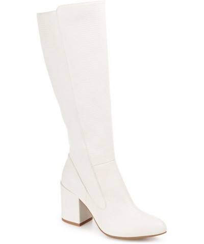 Women's Tavia Boots White $63.00 Shoes