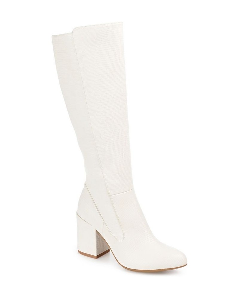 Women's Tavia Boots White $63.00 Shoes