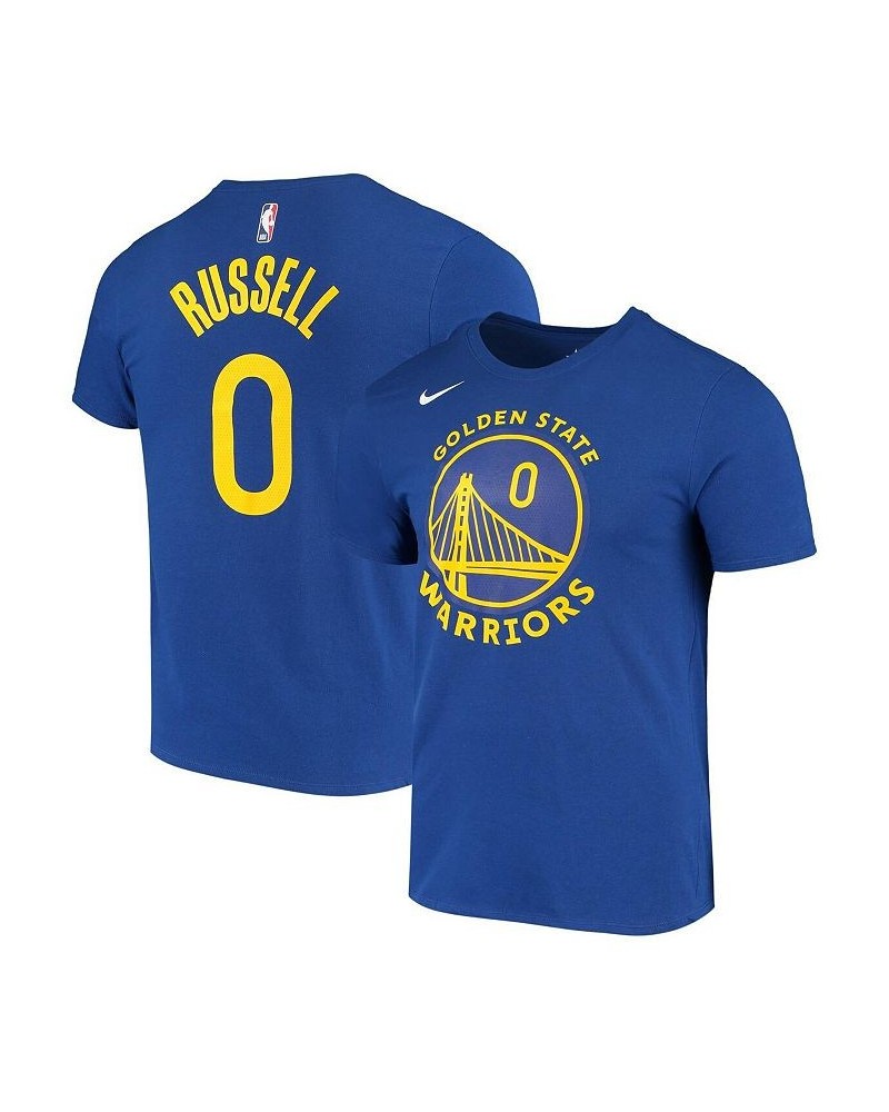 Men's D'Angelo Russell Royal Golden State Warriors Name and Number Performance T-shirt $29.99 T-Shirts