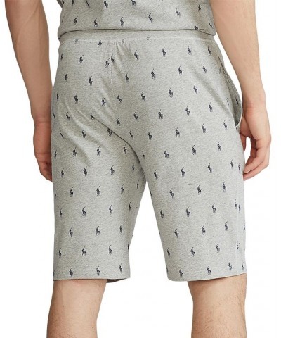 Men's Cotton Logo Pajama Shorts Blue $29.29 Pajama