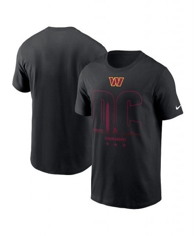 Men's Black Washington Commanders Local T-shirt $13.12 T-Shirts