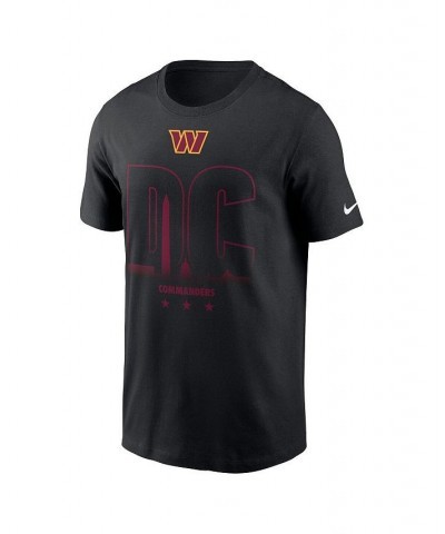 Men's Black Washington Commanders Local T-shirt $13.12 T-Shirts