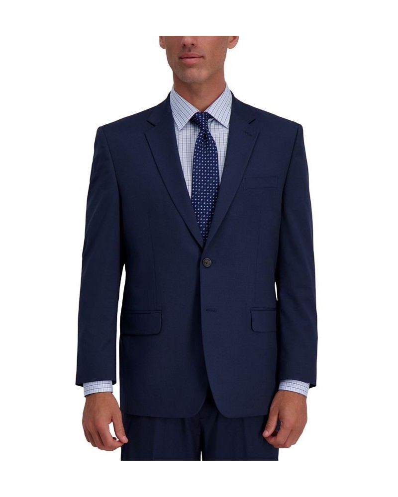 Men's Classic Fit Suit Separate Jacket Blue $46.80 Suits