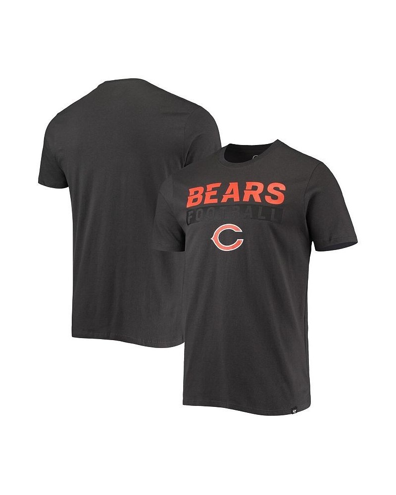 Men's '47 Charcoal Chicago Bears Dark Ops Super Rival T-shirt $15.48 T-Shirts