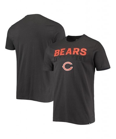 Men's '47 Charcoal Chicago Bears Dark Ops Super Rival T-shirt $15.48 T-Shirts