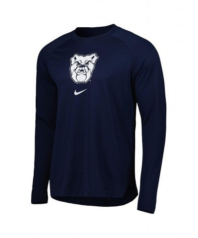 Men's Navy Butler Bulldogs Spotlight Raglan Performance Long Sleeve T-shirt $37.79 T-Shirts