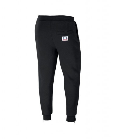 Men's NFL X Staple Black Cleveland Browns Embroidered Fundementals Globe Fleece Pant $27.90 Pants