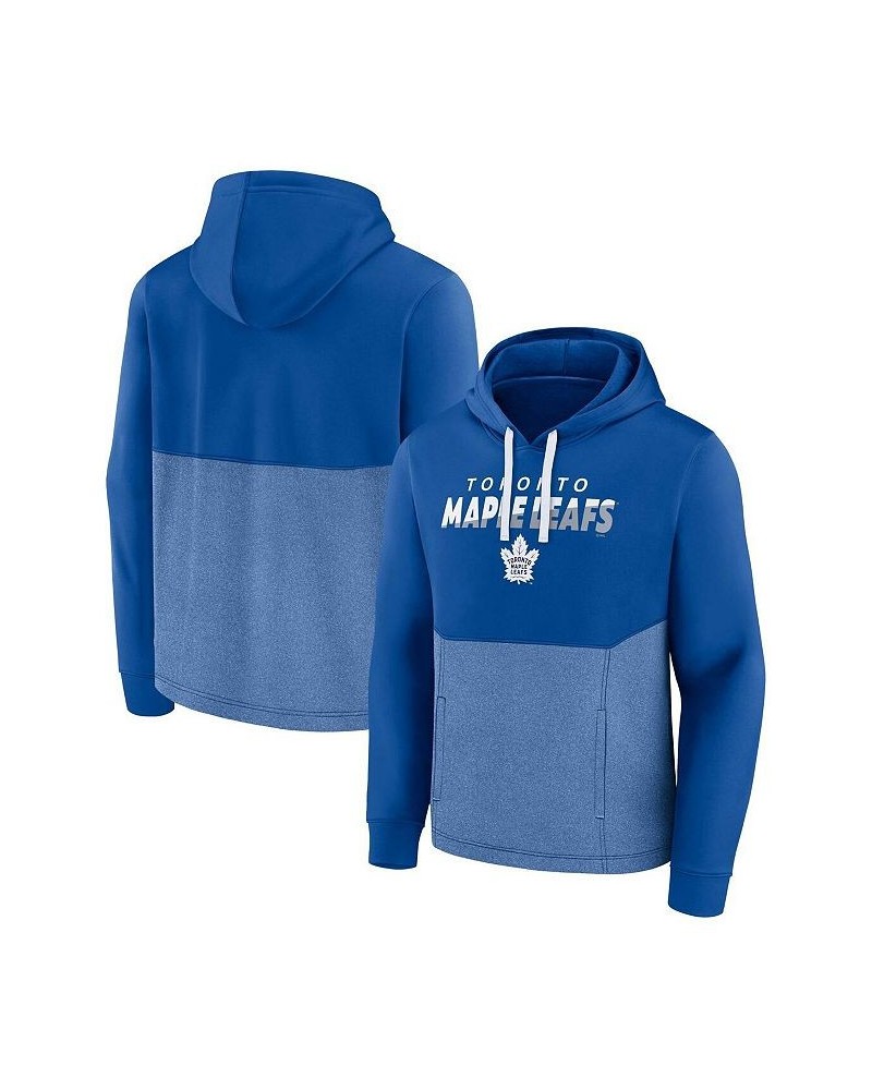 Men's Branded Blue Toronto Maple Leafs Slash Attack Pullover Hoodie $32.80 Sweatshirt