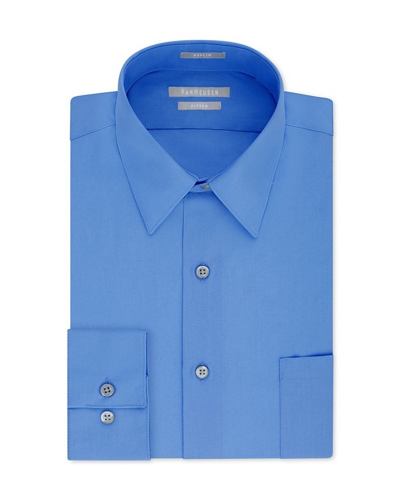 Men's Athletic Fit Poplin Dress Shirt Pacifico $13.83 Dress Shirts