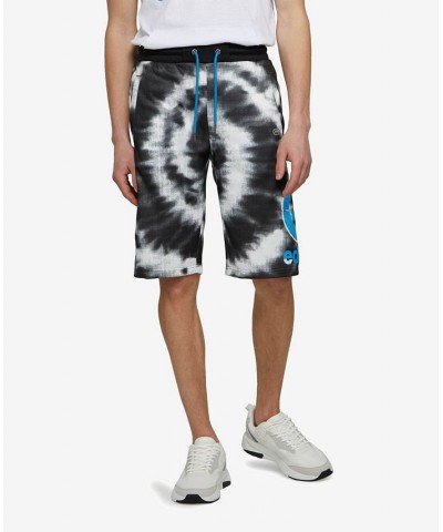 Men's Star Burst Fleece Drawstring Shorts White $33.06 Shorts