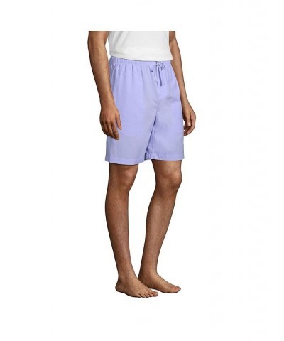 Men's Big Poplin Pajama Shorts PD02 $29.47 Pajama