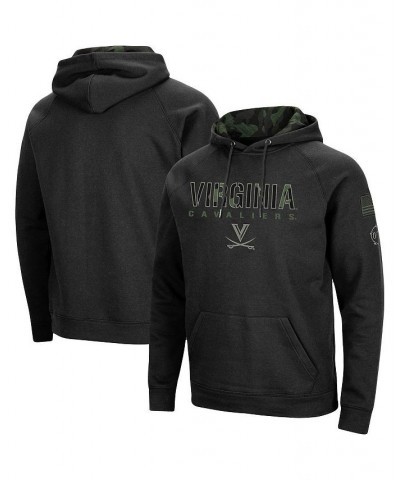 Men's Black Virginia Cavaliers OHT Military-Inspired Appreciation Camo Pullover Hoodie $33.05 Sweatshirt