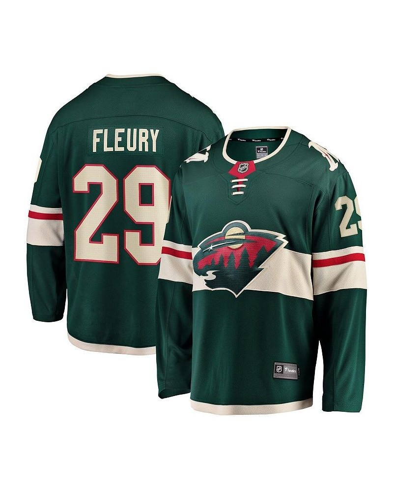 Men's Branded Marc-Andre Fleury Green Minnesota Wild Home Premier Breakaway Player Jersey $60.63 Jersey