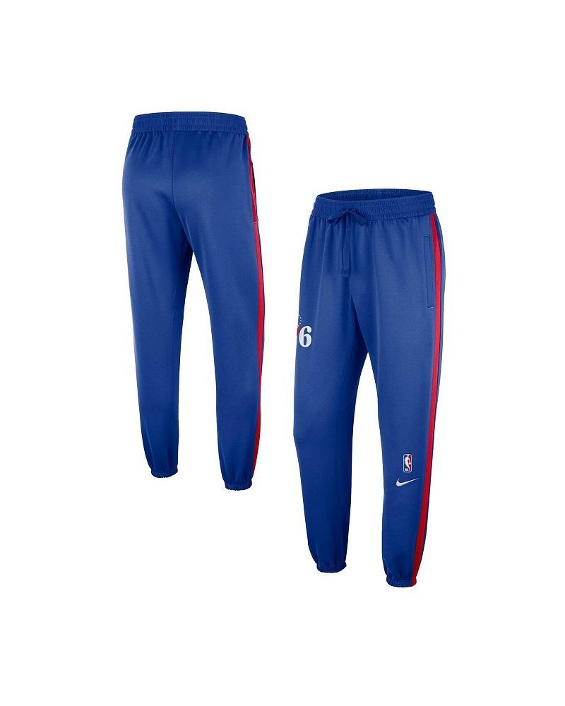 Men's Royal Philadelphia 76ers Authentic Showtime Performance Pants $48.00 Pants