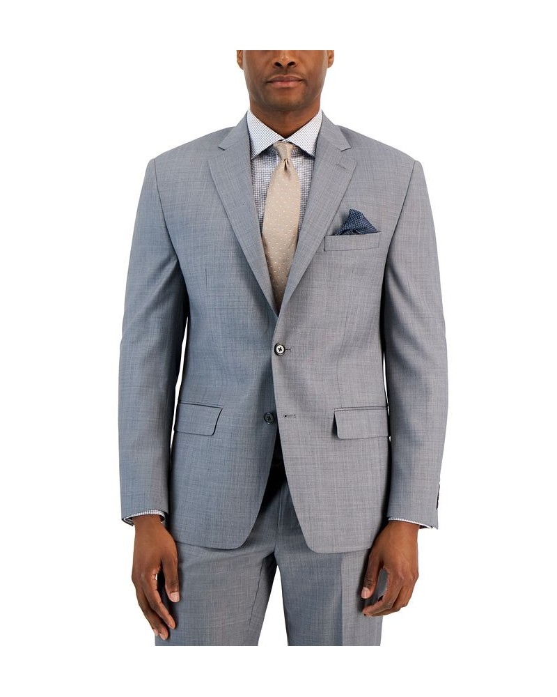 Men's Classic-Fit UltraFlex Stretch Plaid Suit Jacket PD04 $63.75 Suits