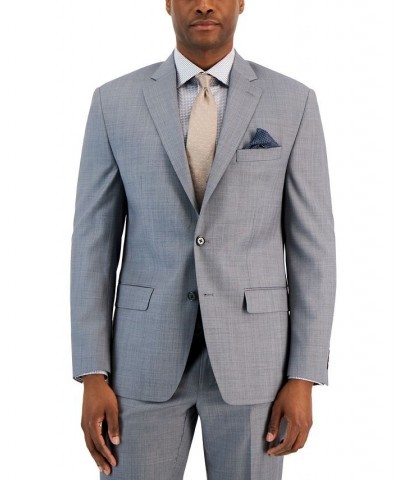 Men's Classic-Fit UltraFlex Stretch Plaid Suit Jacket PD04 $63.75 Suits