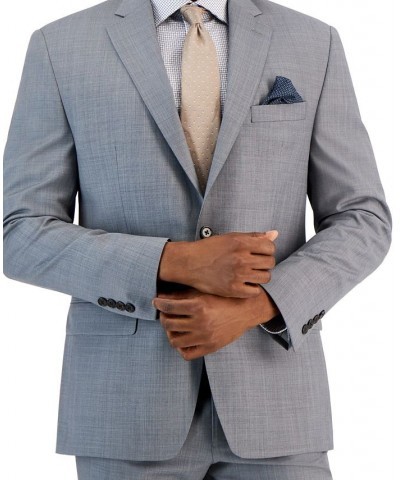 Men's Classic-Fit UltraFlex Stretch Plaid Suit Jacket PD04 $63.75 Suits