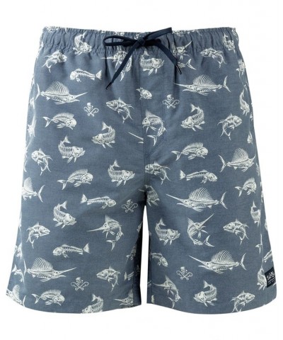 Men's Fish N' Bones Board Shorts PD01 $35.64 Shorts