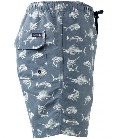 Men's Fish N' Bones Board Shorts PD01 $35.64 Shorts