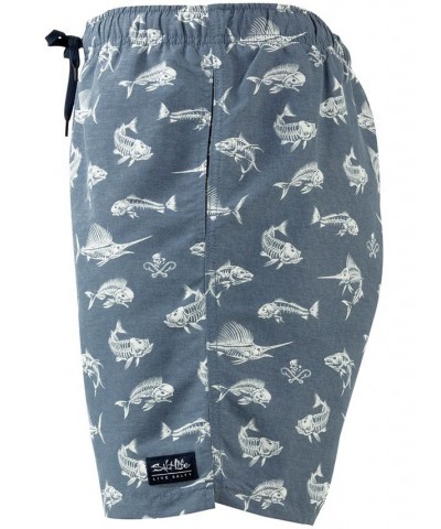 Men's Fish N' Bones Board Shorts PD01 $35.64 Shorts