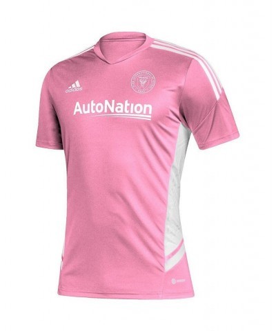 Men's Pink and White Inter Miami CF Soccer Training Jersey $33.59 Jersey