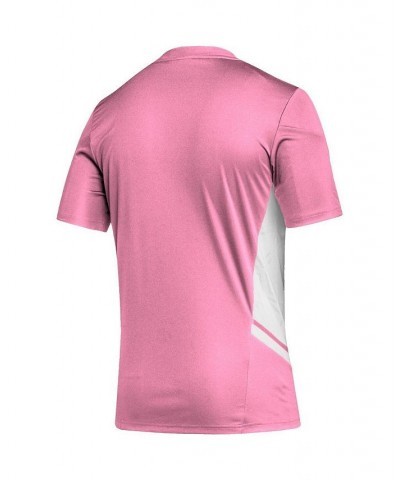 Men's Pink and White Inter Miami CF Soccer Training Jersey $33.59 Jersey