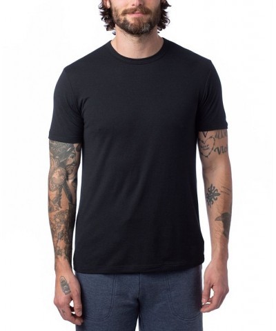 Men's Modal Tri-Blend Crewneck T-shirt True Black $17.63 T-Shirts