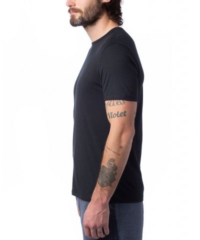 Men's Modal Tri-Blend Crewneck T-shirt True Black $17.63 T-Shirts