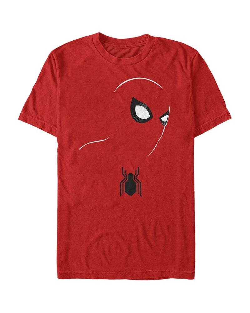 Marvel Men's Spider-Man Big Face Silhouette Costume Short Sleeve T-Shirt Red $19.59 T-Shirts